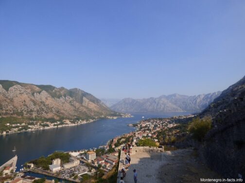 Bay of Kotor from above