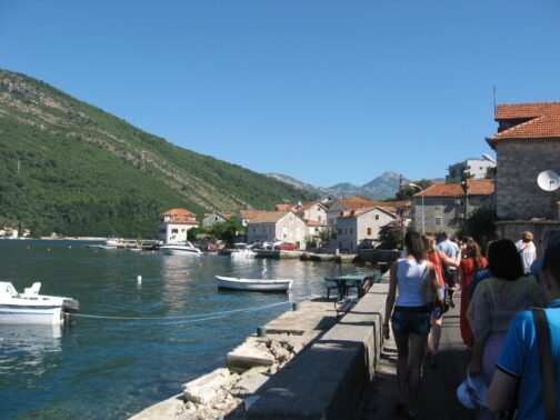 View from the Perast embankment