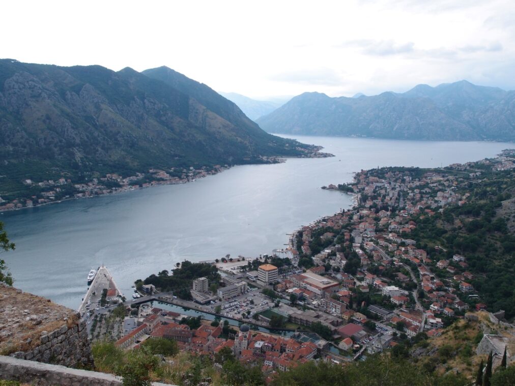 Bay of Kotor from the bird's eye view