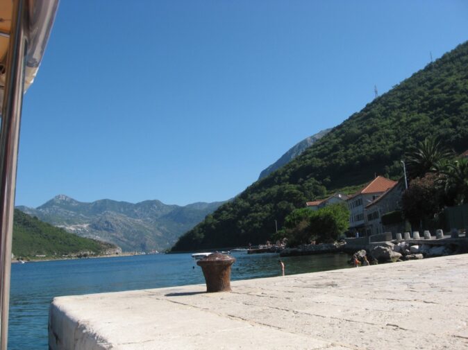 Sights of Perast in Montenegro