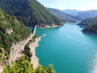 Lake Piva from above