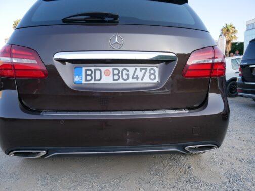 Stylish Mercedes rented in Montenegro