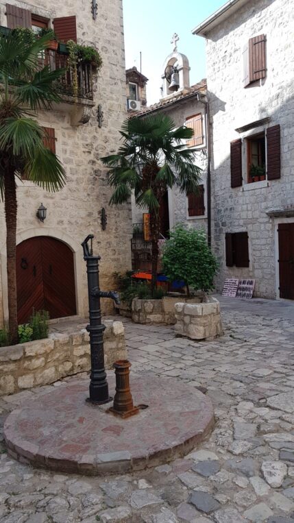Picturesque streets in Kotor