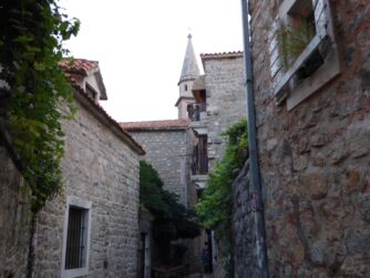 The streets of the old town
