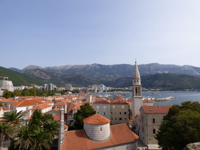 View of Budva from the Citadel