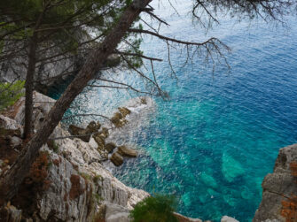 Петровац цвет воды в море на Тропе Здоровья